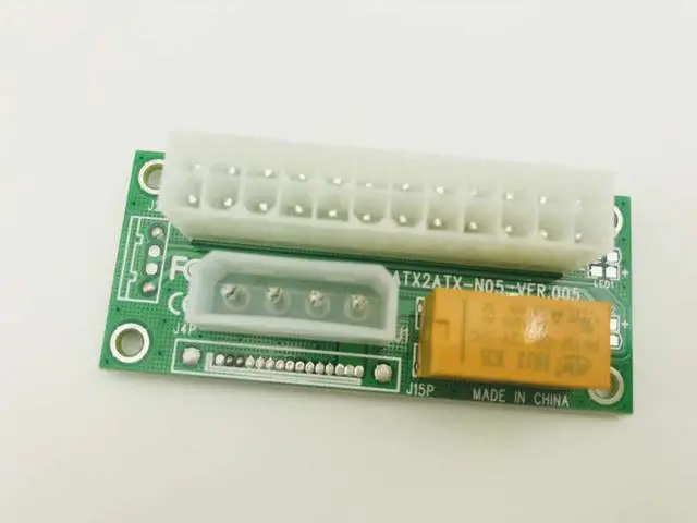 Alt view image 2 of 4 - Add2PSU ATX 24Pin to 4Pin Dual PSU Power Supply Sync Starter Extender Cable Card For BTC Miner Machine Device Mining