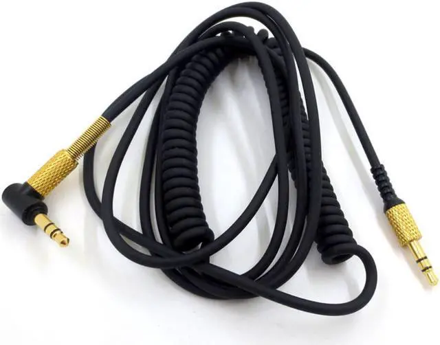 Alt view image 2 of 3 - 3.5 MM Male To Male Audio Cable for Marshall Headphones Fits Many Headphones Microphone Volume Control for Marshall Major II
