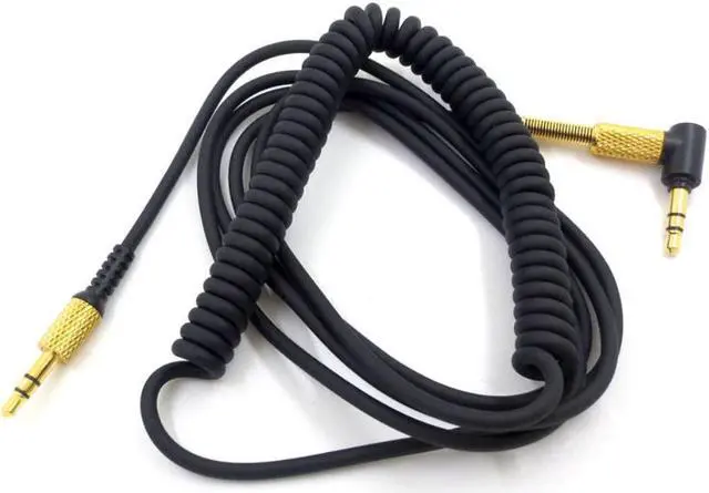 Alt view image 3 of 3 - 3.5 MM Male To Male Audio Cable for Marshall Headphones Fits Many Headphones Microphone Volume Control for Marshall Major II