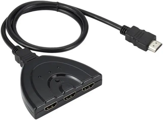 Main image of 3 Ports HDMI Switcher Adapter Cable 1080P HDMI Splitter HUB HDMI Switcher 3 In 1 Out Switch Hub for HDTV Computer PC