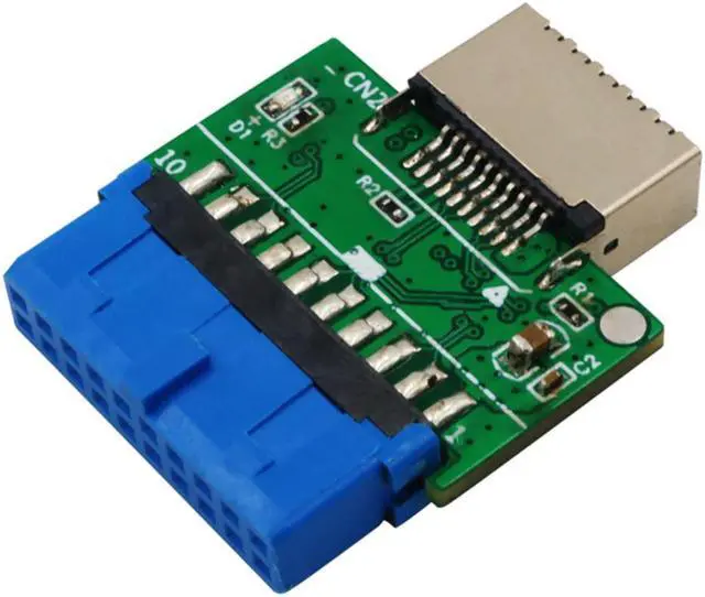 Main image of Upgrade Version Vertical USB 3.1 Front Panel Socket Key-A Type-E To USB 3.0 20Pin Header Male Extension Adapter