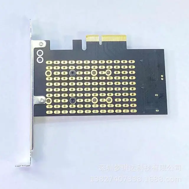 Alt view image 2 of 3 - Add on Cards PCIE To M2/M.2 Adapter SATA M.2 SSD PCIE Adapter NVME/M2 PCIE Adapter SSD M2 To SATA PCI-E Card M Key +B Key