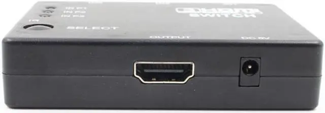 Alt view image 3 of 3 - 3 Ports 1080P Video HDMI-Compatible Switch Splitter Hub Supports 3D for HDTV PS3 DVD/With IR Remote Controller/IR Receiver Cable