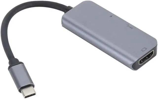Alt view image 3 of 3 - 3 In 1 USB 3.0 Hub for Laptop Adapter PC Computer PD Charge 3 Ports Dock Station RJ45 HDMI TF/SD Card Notebook Type-C Splitter