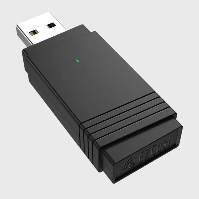Alt view image 2 of 3 - USB 3.0 Wi-fi 1200Mbps Dual Band 2.4Ghz/5.8Ghz Bluetooth-compatible WiFi 2 In 1 Antenna Dongle MU-MIMO Adapter for PC Laptops