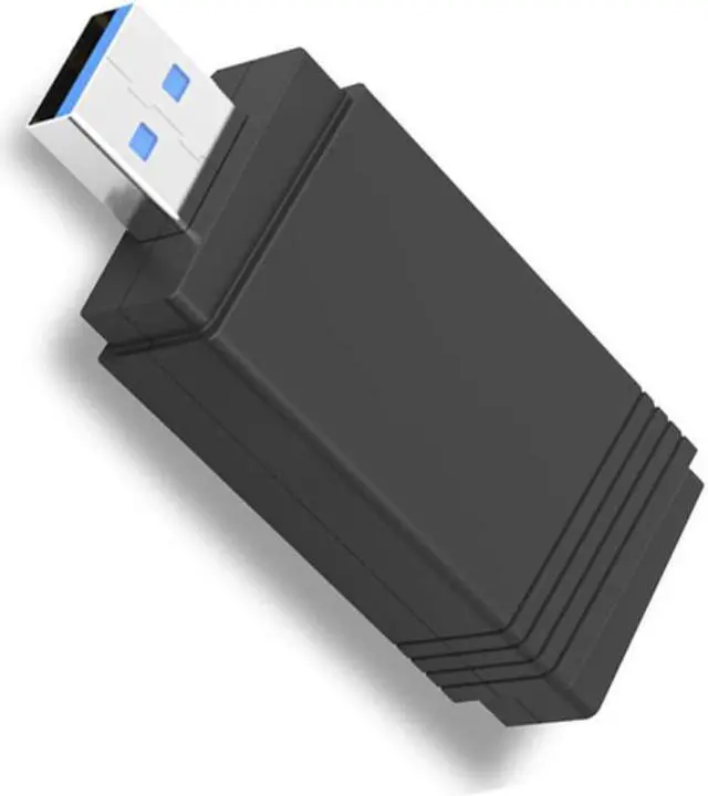 Main image of USB 3.0 Wi-fi 1200Mbps Dual Band 2.4Ghz/5.8Ghz Bluetooth-compatible WiFi 2 In 1 Antenna Dongle MU-MIMO Adapter for PC Laptops