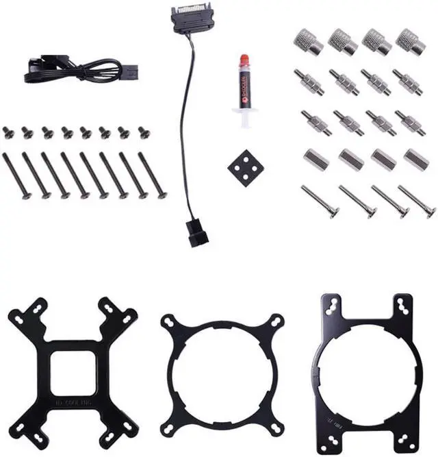 Alt view image 3 of 3 - PC Case Water Cooling Computer CPU Fan Water Cooler Radiator Integrated Liquid Cooling for Intel LGA 2011