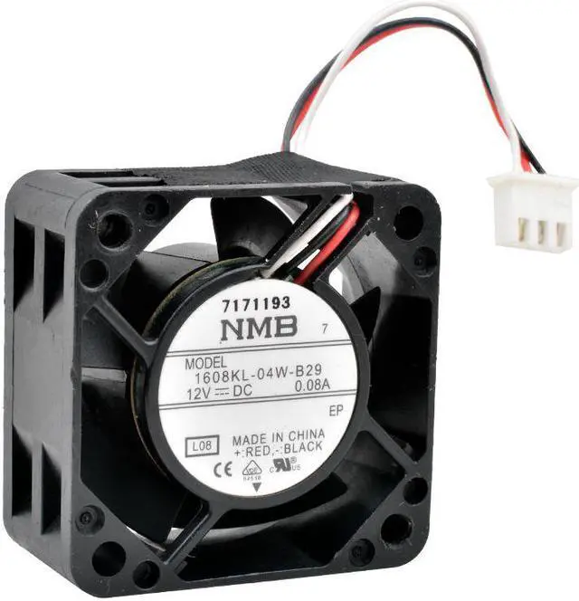 Main image of 1608KL-04W-B29 40X40X20mm DC12V 0.08A 3pin cooling fan for server switch