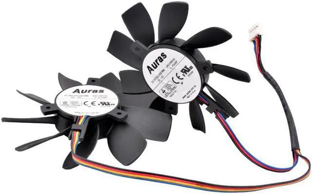 Main image of A9215MXAA A8010MXAA diameter 85mm 75mm hole pitch 35mm 4-wire graphics card cooling dual fan