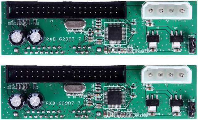 Main image of 2 Pack PATA IDE to SATA Hard Drive Converter Adapter for 3.5/2.5 HDD SSD DVD