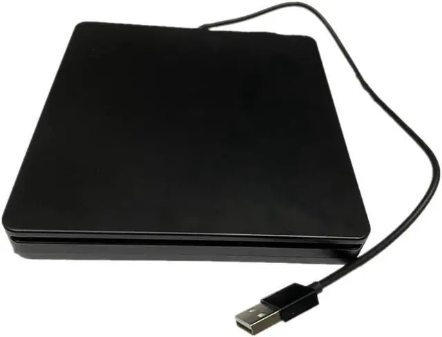 Main image of USB 2.0 Slim External 8X DVDRW DVD CD RW ROM Writer Burner Drive for Mac PC Laptop Desktop Tray Mount Portable Black