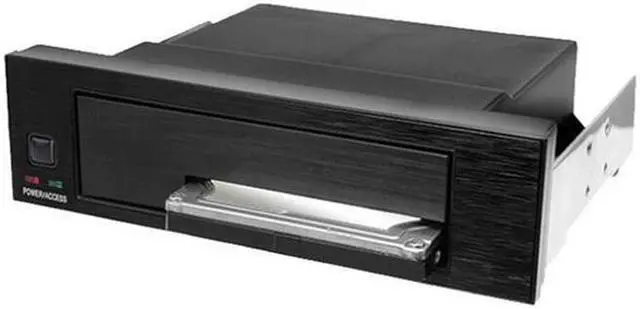 Main image of HDD Storage Box Internal Single Bay Tray-Less Mobile Rack Enclosure LED Indicator Hot-Swap for 2.5 3.5 Inch SATA