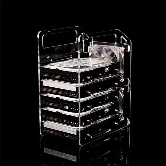 Main image of DIY Transparent Hard Disk Extension Rack--3.5Inch Desktop Computer External Hard Drives HDD Hard Disk