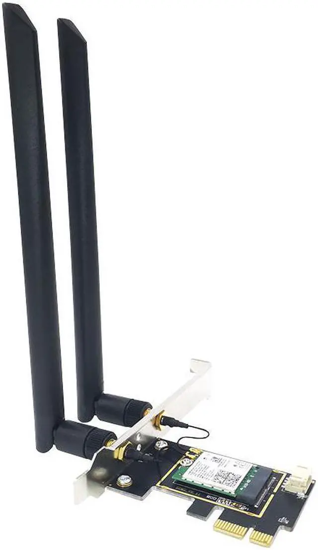 Main image of Desktop Wi-Fi 6 Intel AX210 PCIe WiFi Adapter Bluetooth 5.2 2974Mbps 802.11ax AX210NGW Wireless Wifi 6E Card Windows 10 Linux D