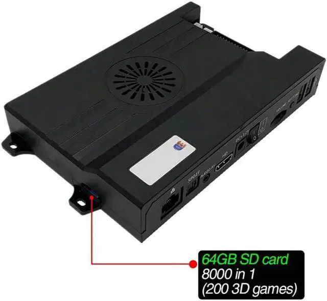 Main image of OIAGLH 1Set For 3D    Box EX2+4.8Mm Cable 8000 In 1 Arcade Game Console 8 Way Joystick Switch Push Button Replacement Parts