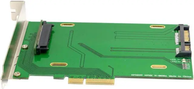 Main image of OIAGLH PCI-E 3.0 x4 Lane to U.2 U2 Kit SFF-8639 Host Adapter for 750 NVMe PCIe SSD & Intel Motherboard