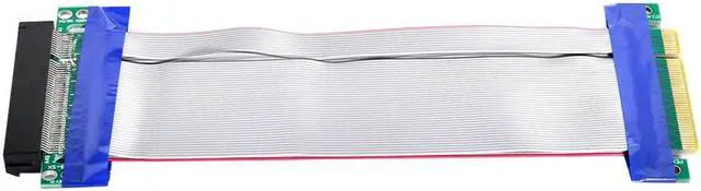 Main image of OIAGLH PCI-E Express 8X to 8x Male to Female Slot Riser Extender Card Ribbon Flexible Cable 20cm