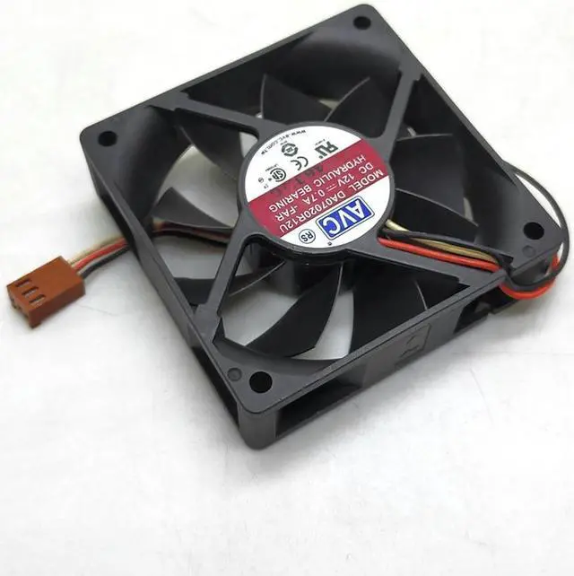 Main image of 2pcs 70mm Fan For  7020 da07020r12u 12v 3line large air volume speed measuring computer case power supply CPU cooling fan