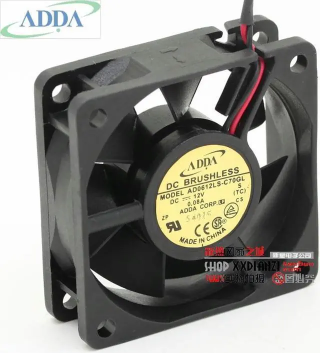 Main image of FOR AD0612LS-C70GL 6020 6CM 12V 0.08A oil cooling fan Wholesale