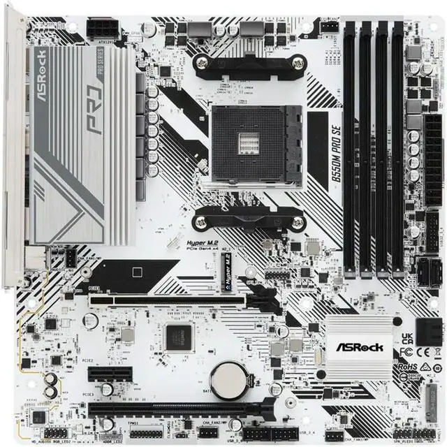 Main image of For B550M PRO SE AM4 DDR4 Series White 2.5G