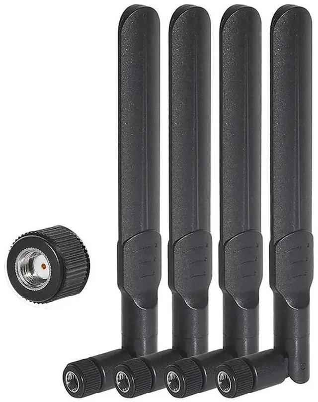 Main image of For 4PCS Dual Band WiFi Antenna 2.4GHz 5GHz 5.8GHz 8DBi MIMO RP-SMA Male Antenna for WiFi Router Wireless Network Card