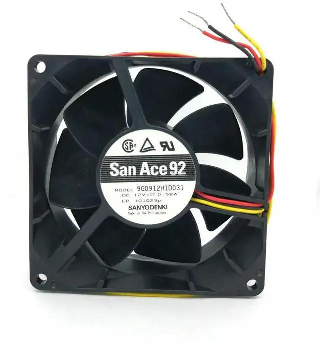 Main image of FOR 9G0912H1D031 DC12V 0.58A 92x92x38MM 3Lines Signal Computer Cooling Fan