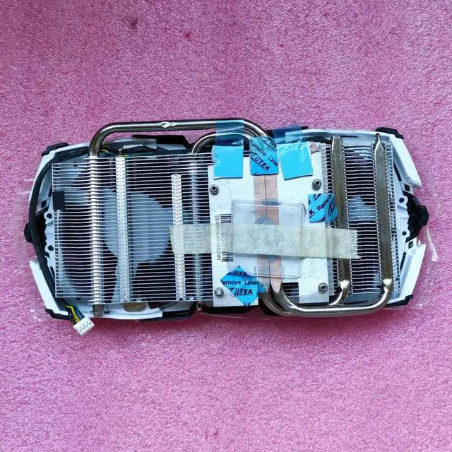 Main image of FOR Radiator Cooler for RX580 RX570 Graphics Card Cooler Two Heat Pipes Pitch 53X53MM Compatible RX480 RX470