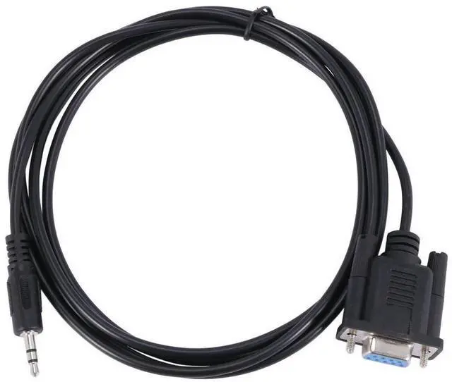 Main image of FOR DB9 9 Pin VGA female cable ,DB 9 Female to TRS 3.5mm (1/8in) TRS Stereo Male Serial Data Cable-6 Feet
