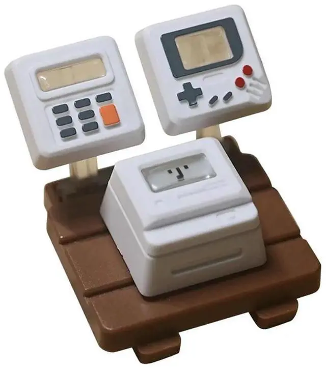 Main image of FOR K04 Keyboard Keycaps 3 In1 Kit For Mechanical Classic Retro Cute Key Cap Cute Button Personalized Keycaps White