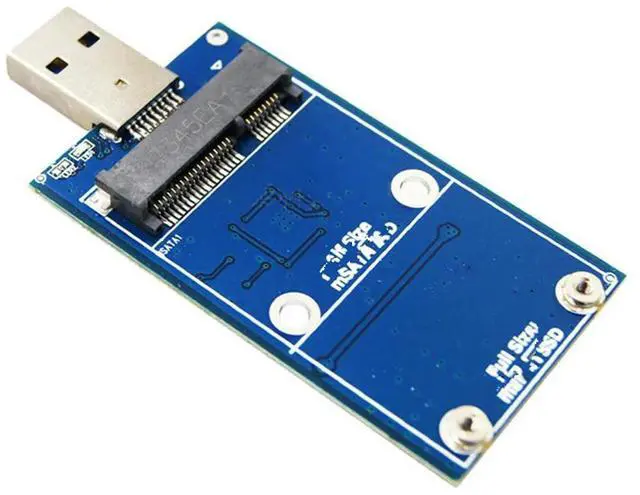 Main image of FOR MSATA to USB 3.0 Hard Drive Case MSATA USB Adapter External Solid State Disk Adapter Supports 30X30 50X30 MSATA SSD