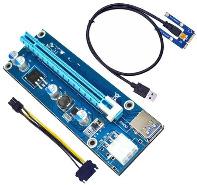 Main image of FOR Mini PCIe to PCI Express 16X Riser for Laptop External image Card EXP GDC BTC MPCIe to PCI-E Slot Card