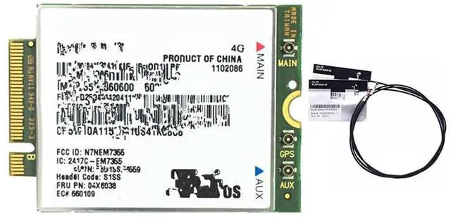 Main image of FOR EM7355 WWAN Card+ FRU 04X6038 NGFF 4G WiFi Card for X1 Carbon L440 L540 T440 T540P X240