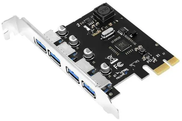 Main image of FOR SSU 4 Port USB 3.0 PCI-E Expansion Card PCI Express PCIe USB 3.0 HUB Adapter 4-Port USB3.0 Controller USB3.0 PCIe