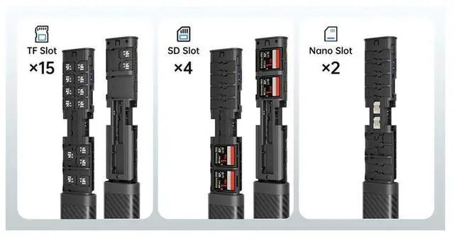 Main image of FOR 10-In-1 USB C HUB 4K 30Hz Docking Station Type C to HDMI-Compatible RJ45 Ethernet PD100W for Book Phone