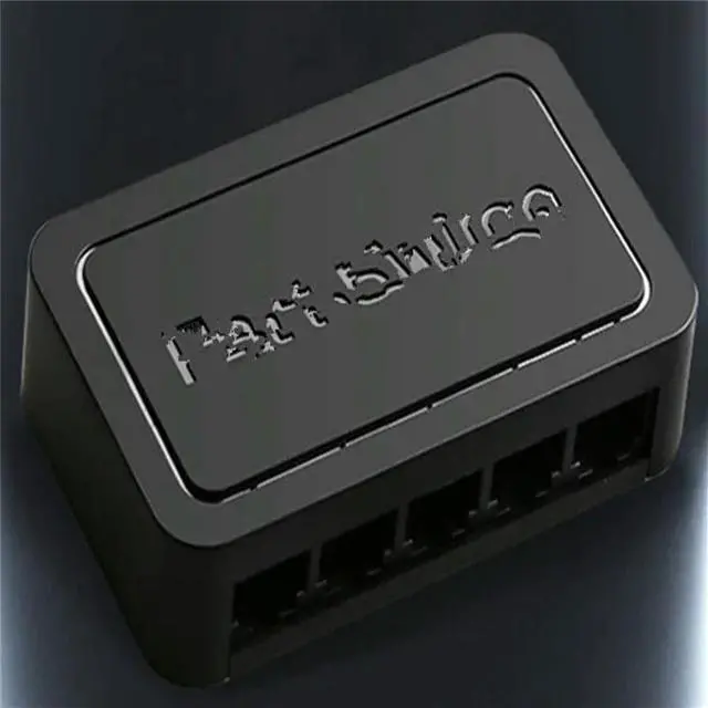 Main image of FOR Mini 5 Port Network Switch Ethernet Switch Internet Splitter Desktop 10/100/1000Mbps RJ45 Hub, Gigabit Black, EU Plug