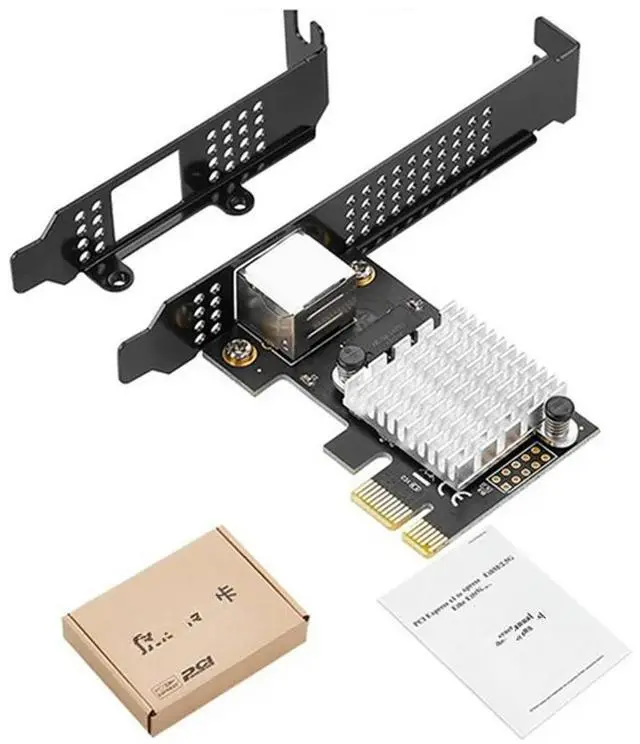 Main image of FOR PCIEx1 2.5G Wired Gigabit 2500M Gaming Gaming RJ45 Interface Diskless Pex Bootable Network Card IO-PCE8125B-GLAN