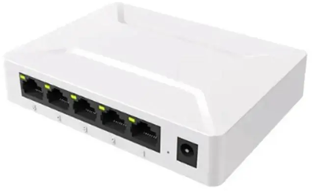 Main image of FOR Network Switch 5 Port 100/1000Mbps Gigabit Network Ethernet Switch Adapter Fast RJ45 Ethernet Switcher LAN Hub US Plug