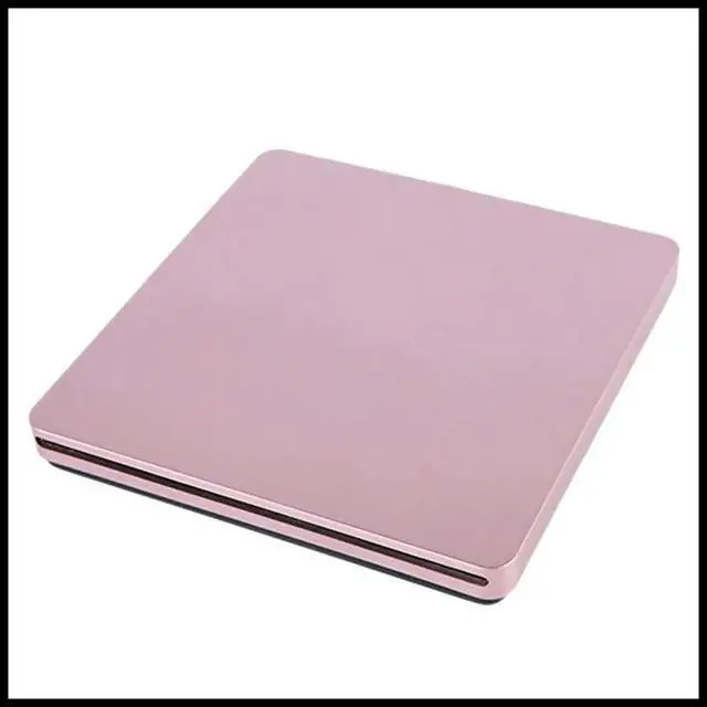 Main image of FOR External DVD Drive USB 2.0 Portable CD DVD +/-RW Drive DVD Burner for Laptop book Pro Air 7/8/10 Pink