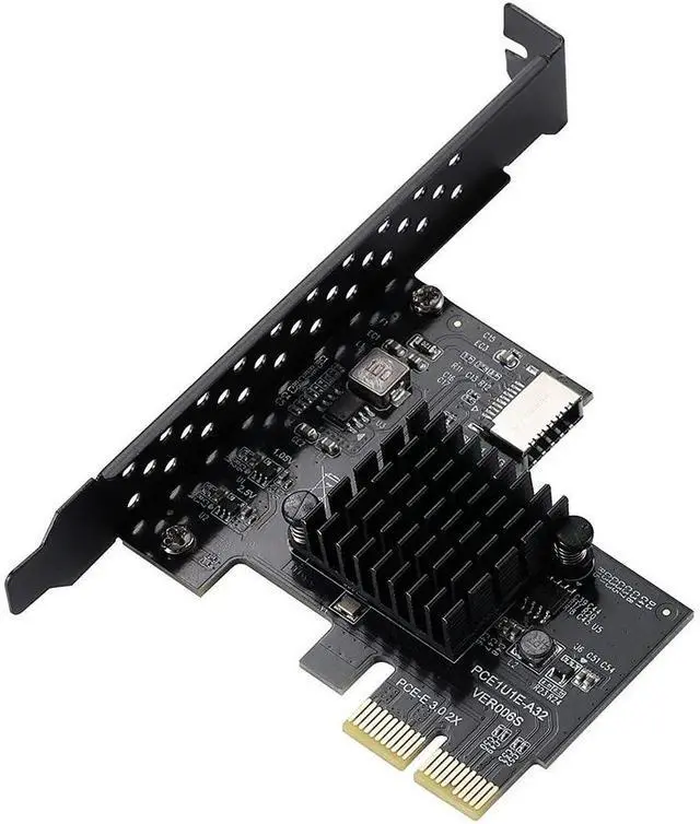 Main image of FOR PCI-E 2X to USB3.1 A-Key Gen2 Front Type-E Expansion Card,10Gbps Type-E Internal 20-Pin Front Panel Con tor Riser Card