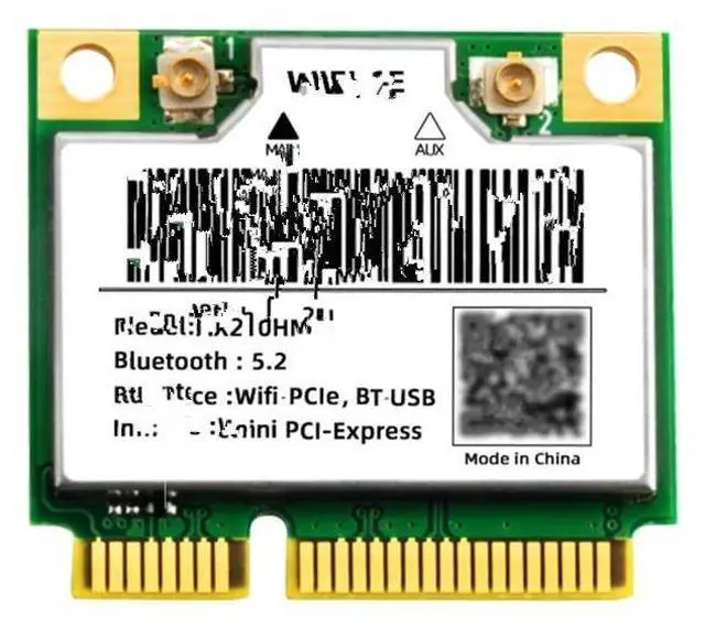Main image of FOR WiFi 6E AX210HMW Mini PCIE WiFi 6 Wifi Card for AX210 5374Mbps 5.2 802.11Ax 2.4G/5G/6G WiFi6 Adapter