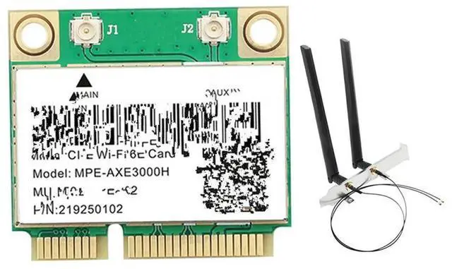 Main image of FOR MPE-AXE3000H WiFi Card with WiFi 6E 2400Mbps Mini PCI-E for BT 5.2 802.11AX 2.4G/5G/6Ghz Wlan Network Card