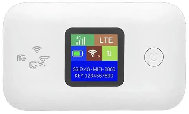 Main image of FOR Wifi Router 4G Portable Modem Mini Outdoor 150mbps Pocket Mifi Sim Card Slot Repeater 3000mah White