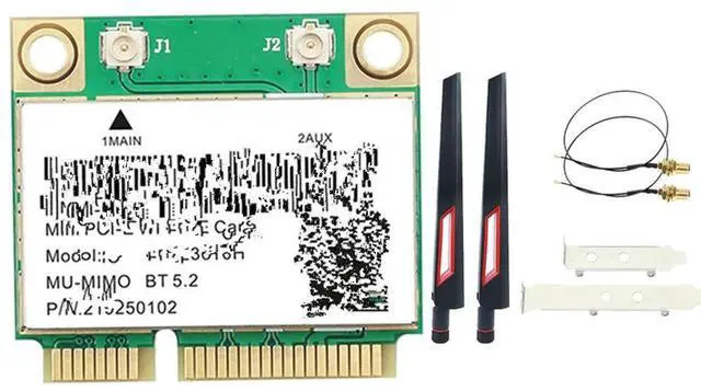 Main image of FOR MPE-AXE3000H WiFi Card Adapter+ WiFi 6E 2400Mbps Mini PCI-E for BT 5.2 802.11AX 2.4G/5G/6Ghz Wlan Network Card