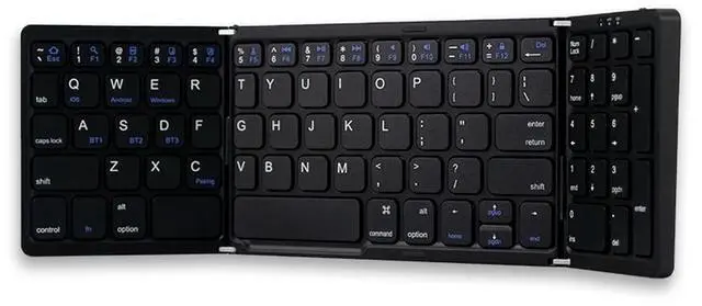 Main image of FOR Foldable Keyboard Tri-Folding Keyboard Rechargeable Mini Keyboard With Touc ad Mouse For Phone PC