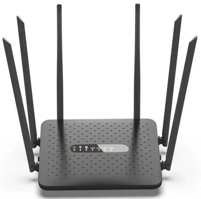 Main image of FOR WIFI Router Gigabit Router 2.4G/5G Dual Band WiFi Router with 6 s WiFi Repeater Signal Amplifier-Black