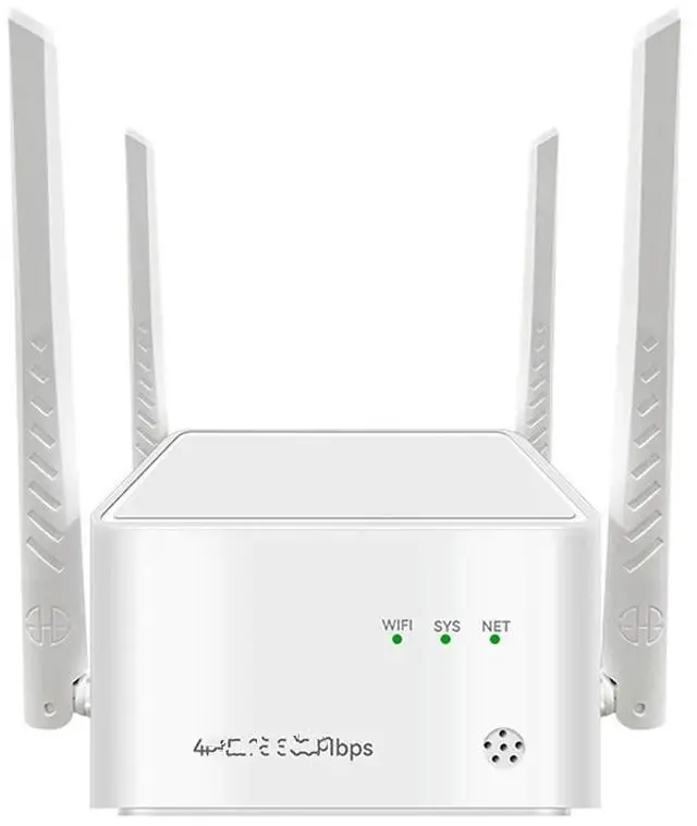 Main image of FOR 4G Home WiFi Router Wide Coverage 300M 2XRJ45 Cat4 4G Sim Card Router with External US-Plug