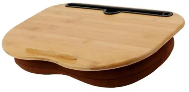 Main image of FOR Lap Desk With Pillow Cushion,Laptop Stand Parts With Slot For Tablet,Computer Bed Table For Travel,Support Up To 14Inch Laptop