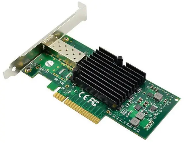 Main image of FOR 10G SFP+ Server Fiber Optic Network Card 82599EN PCIE X4 Single Optical Port Network Card