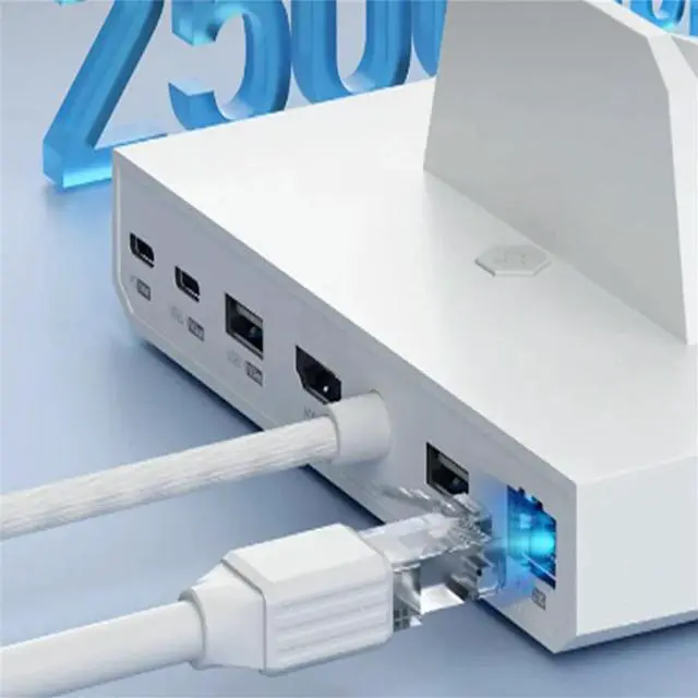 Main image of FOR /Steam Deck/Switch/OLED Dock 6 in 1 Docking Station with 4K 2.5G RJ45 100W PD RGB Light Hub(B)