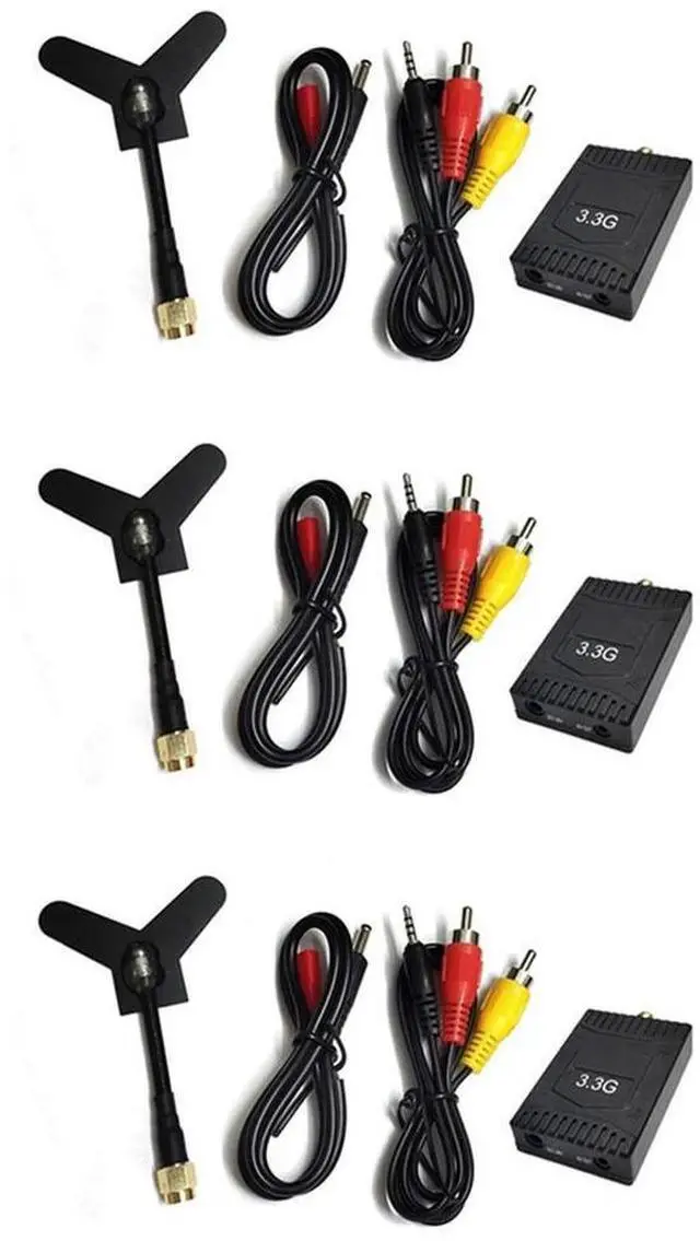 Main image of FOR 3X 3.3G FPV VRX Kit 8CH FPV Video For FPV RC Racing Drone-ABEP